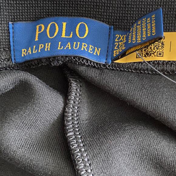 Polo Ralph Lauren Men's 2LT Big & Tall Double-Knit Mesh Jogger Pant Black NEW - Picture 8 of 11